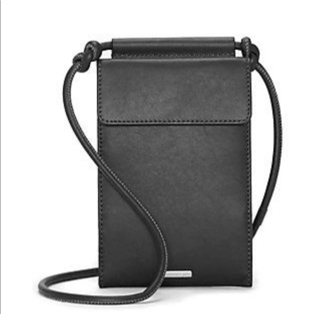 Vince Camuto DESRA Leather Crossbody Bag - Genuine Leather - BLACK - NEW SEALED